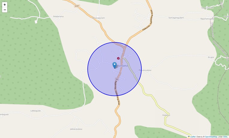 Location Map of Seethampeta