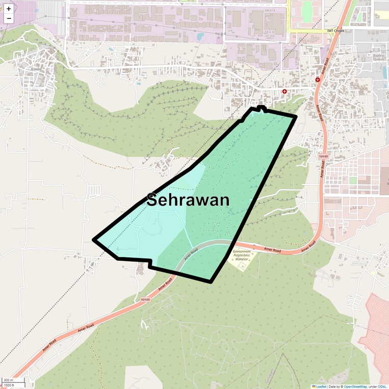 Location Map of Sehrawan