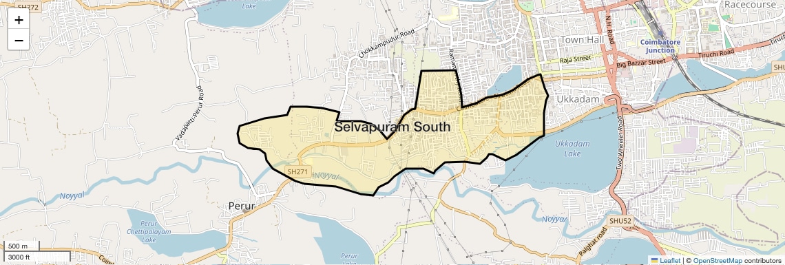 Check Time Travel of Selvapuram South, Coimbatore