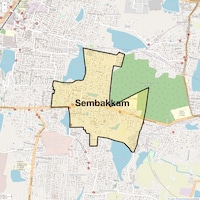 Sembakkam Map