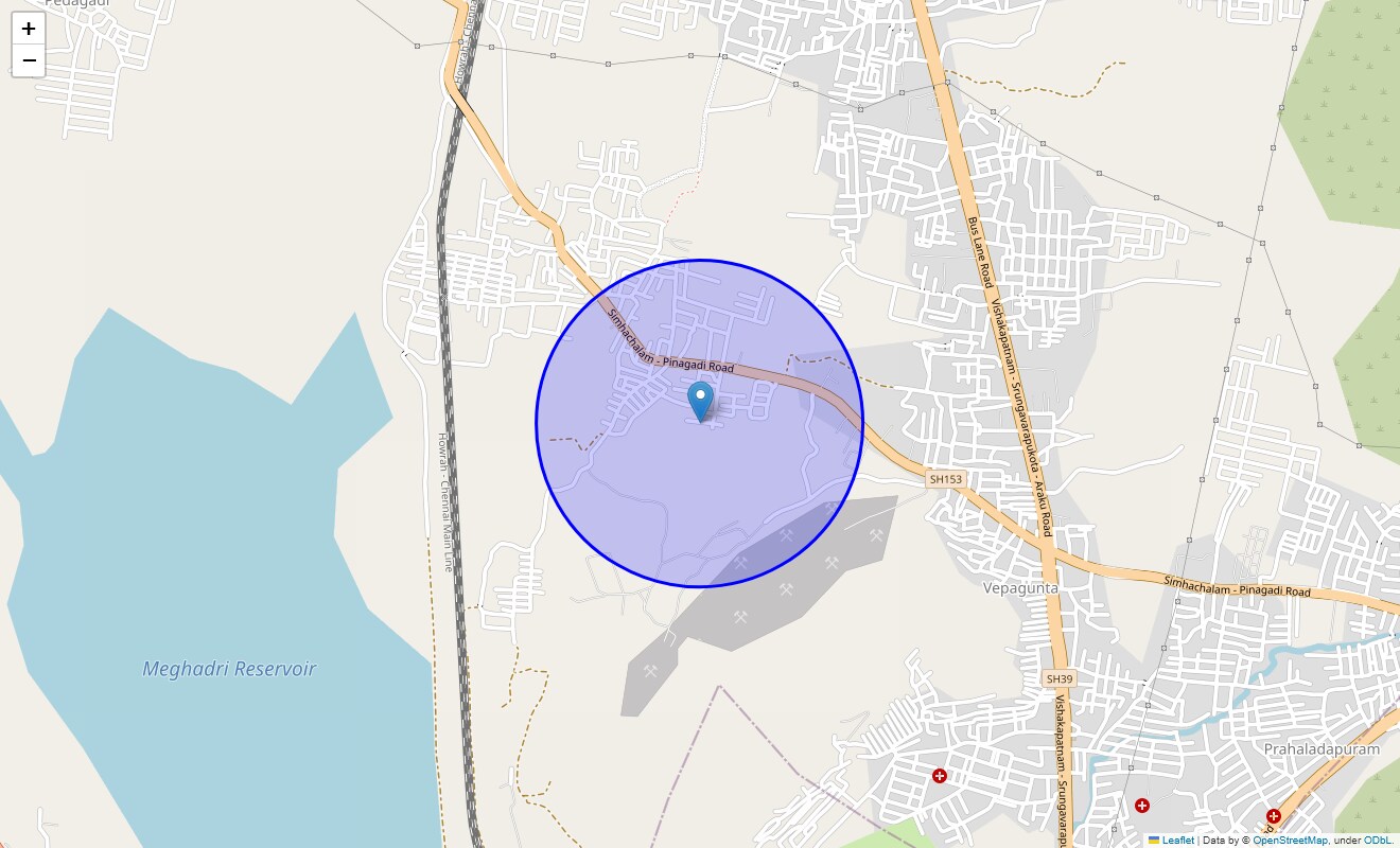Seshadri Nagar Colony Map