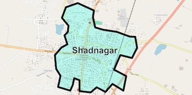 Location Map of Shadnagar, Hyderabad