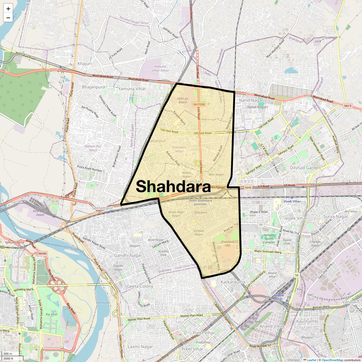 Check Time Travel of Shahdara, Delhi