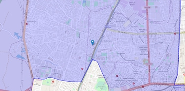 Location Map of Shahdara, Delhi
