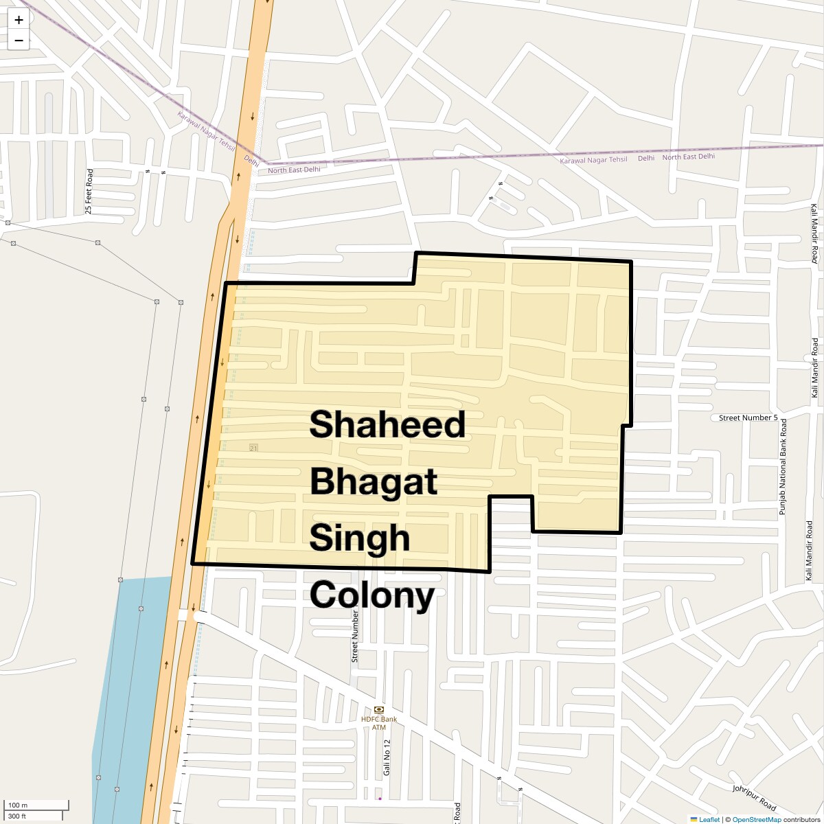 Check Time Travel of Shaheed Bhagat Singh Colony, Delhi