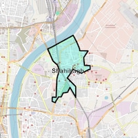 Shahibagh Map