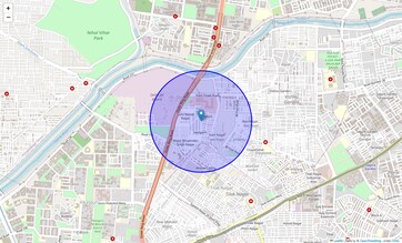 Location Map of Shahpura, Delhi