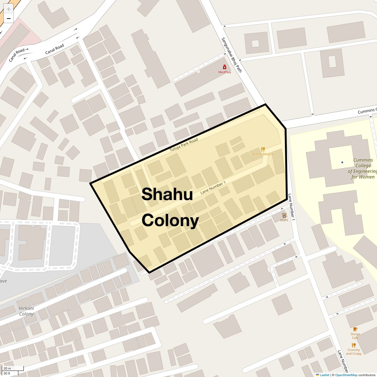 Check Time Travel of Shahu Colony, Pune