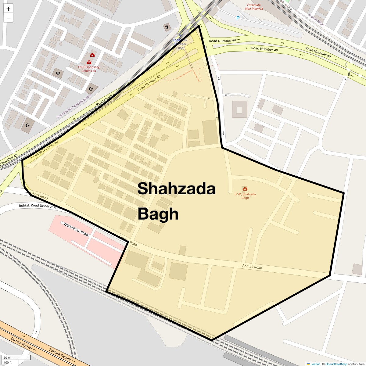 Check Time Travel of Shahzada Bagh, Delhi