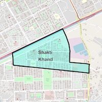 Shakti Khand Map