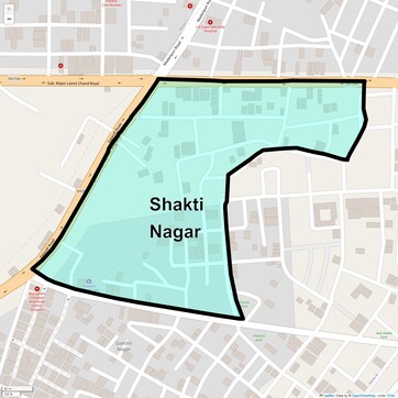 Location Map of Shakti Nagar, Gurgaon