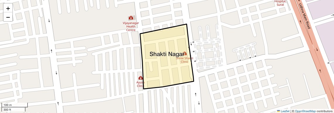 Shakti Nagar Map