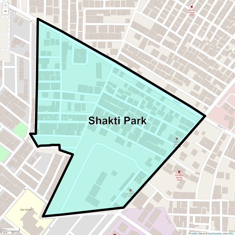 Location Map of Shakti Park