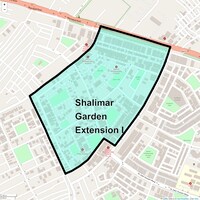 Shalimar Garden Extension I Map