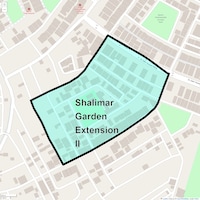 Shalimar Garden Extension II Map