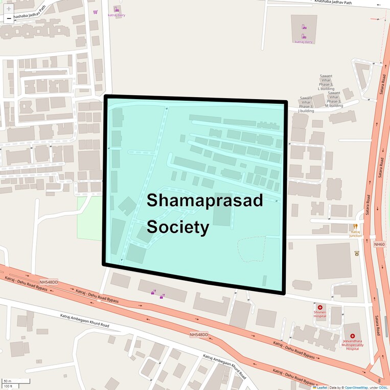 Location Map of Shamaprasad Society