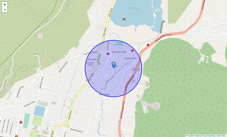 Location Map of Shankar Nagar