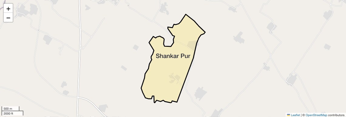 Location Map of Shankar Pur, Lucknow
