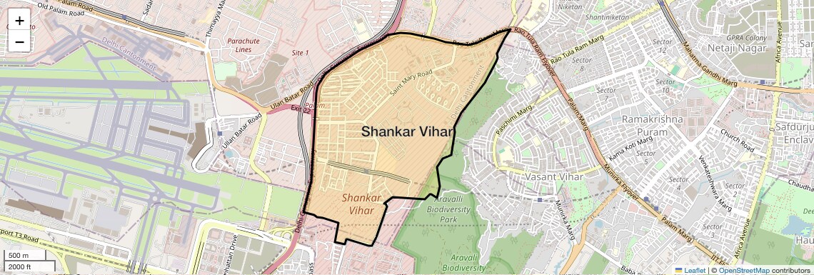 Check Time Travel of Shankar Vihar, Delhi