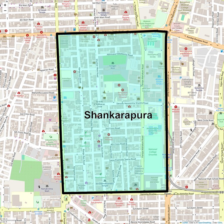 Location Map of Shankarapura