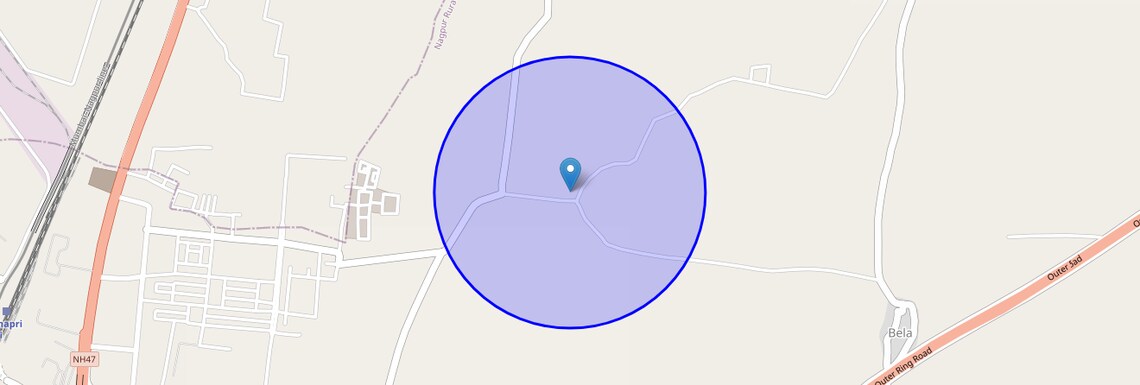 Location Map of Shankarpur, Nagpur
