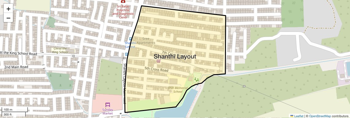 Shanthi Layout,Bangalore