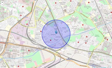 Location Map of Shanti Nagar, Delhi