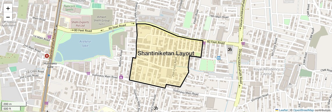 Shantiniketan Layout,Bangalore