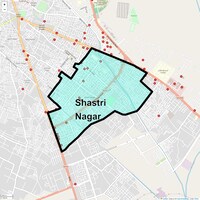 Shastri Nagar Map