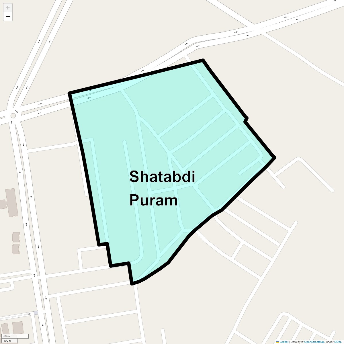 Shatabdi Puram Map