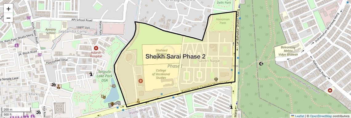 Sheikh Sarai Phase 2,Delhi