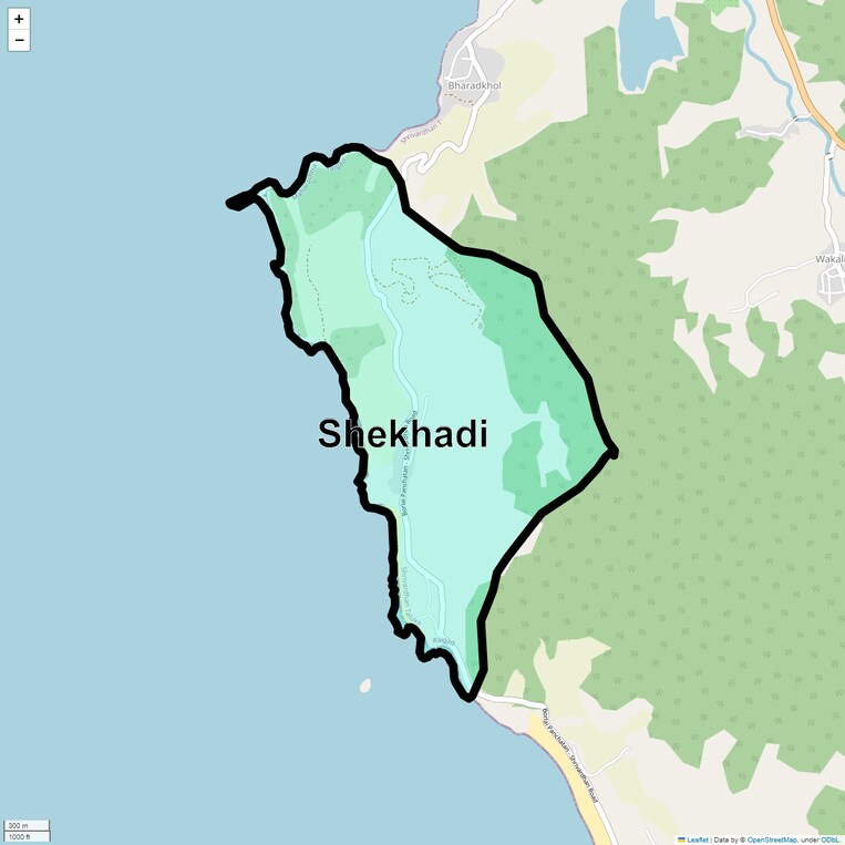 Location Map of Shekhadi