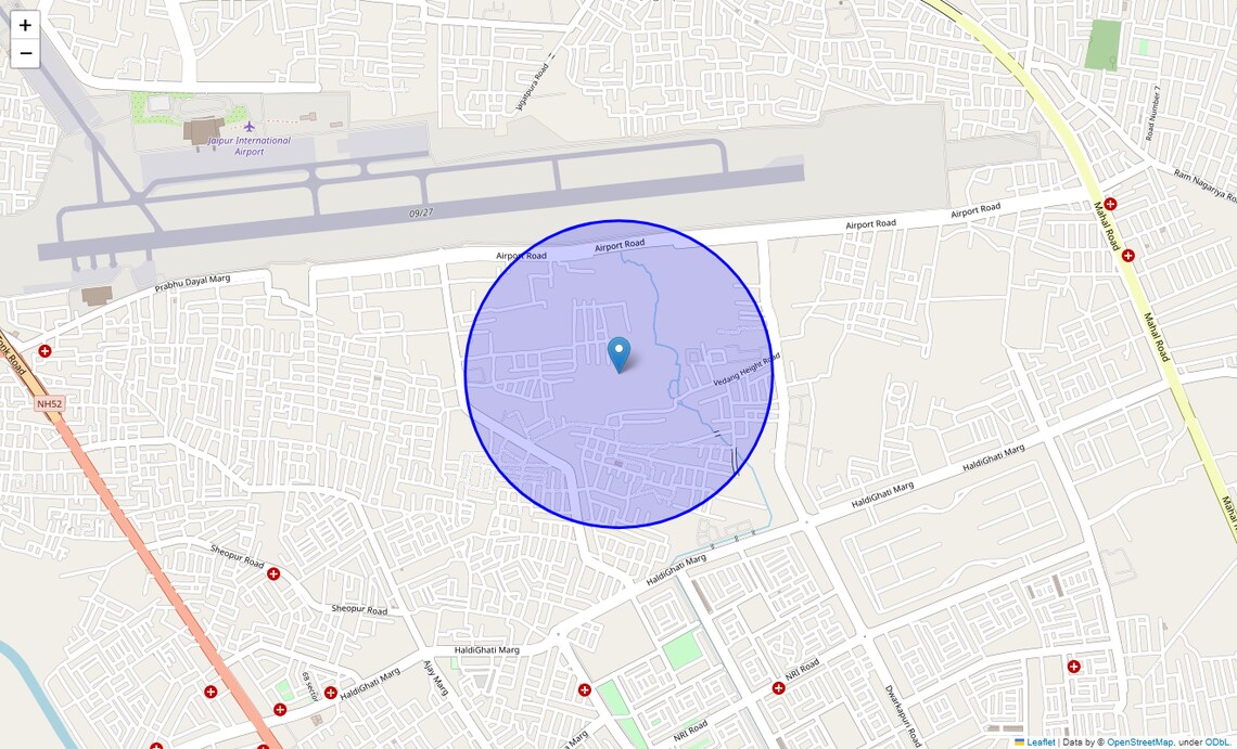 Location Map of Sheopur, Jaipur