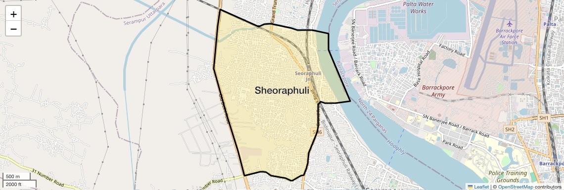 Check Time Travel of Sheoraphuli, Kolkata