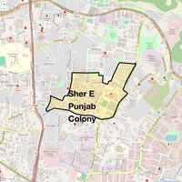 Sher E Punjab Colony Map