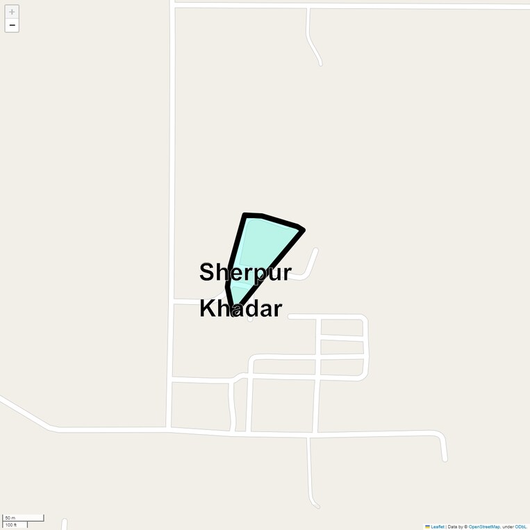 Location Map of Sherpur Khadar