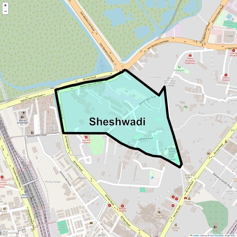 Location Map of Sheshwadi