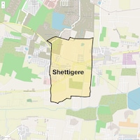 Shettigere Map