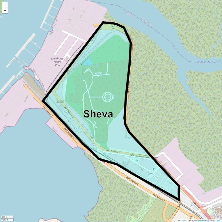 Location Map of Sheva