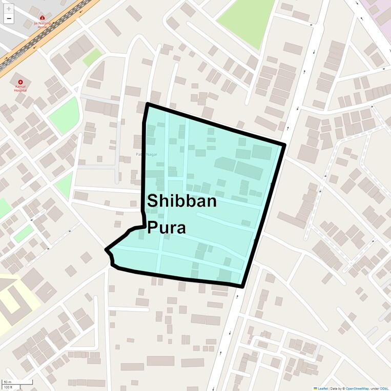 Location Map of Shibban Pura