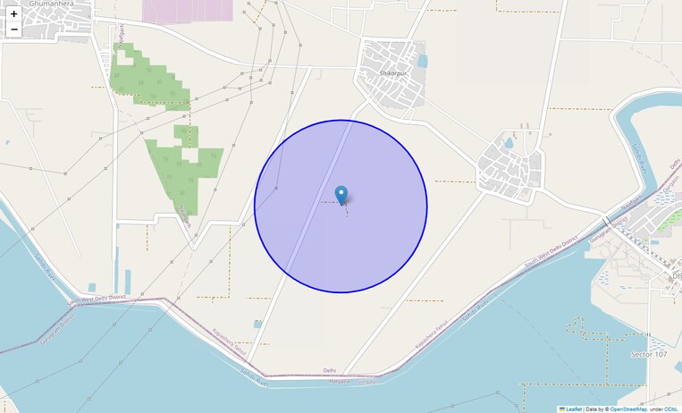 Location Map of Shikarpur