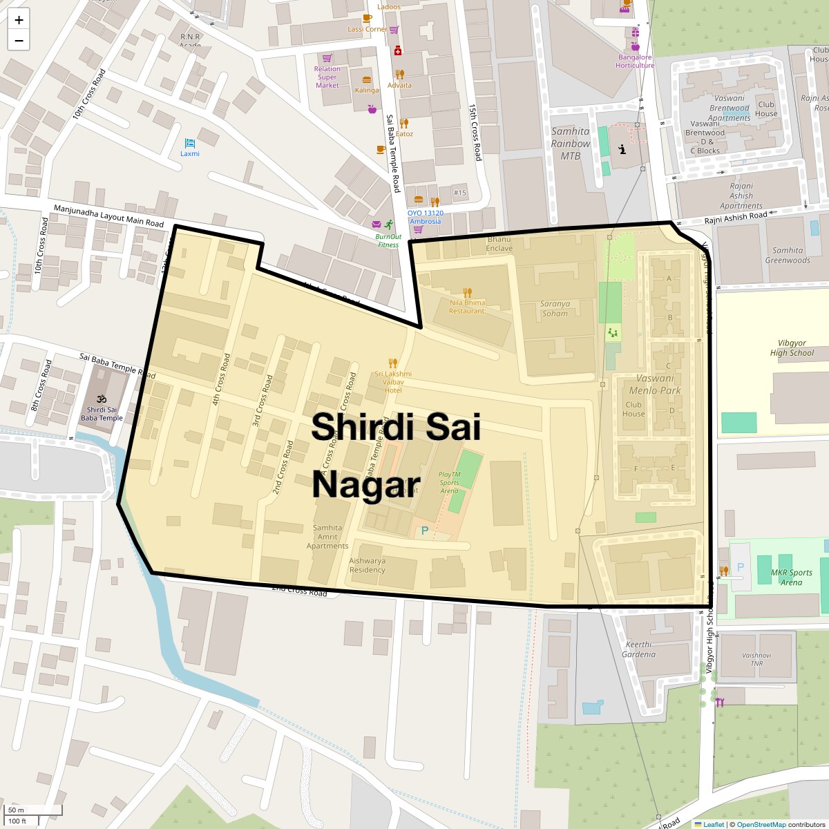 Check Time Travel of Shirdi Sai Nagar, Bangalore