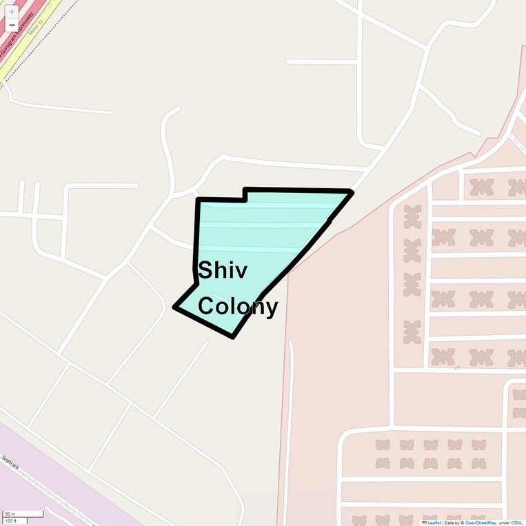 Location Map of Shiv Colony