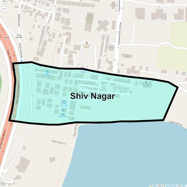 Location Map of Shiv Nagar