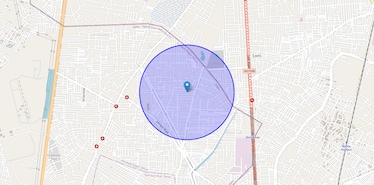 Location Map of Shiv Vihar, Delhi