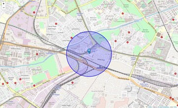 Location Map of Shivaji Nagar, Delhi
