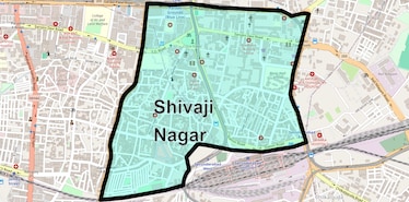 Location Map of Shivaji Nagar, Hyderabad