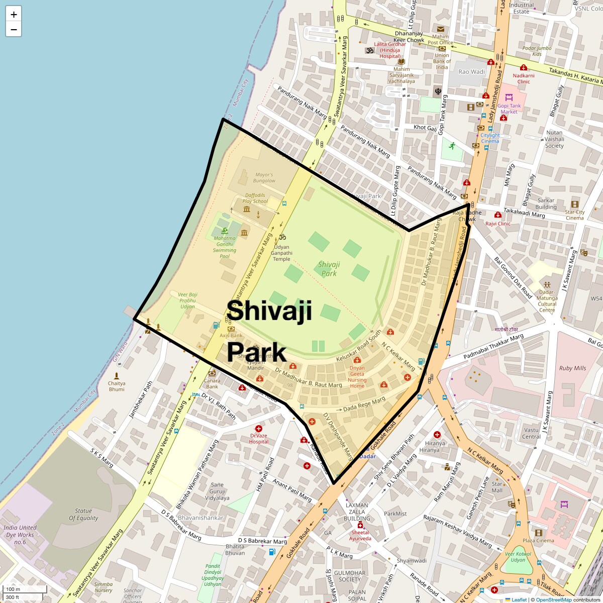 Check Time Travel of Shivaji Park, Mumbai