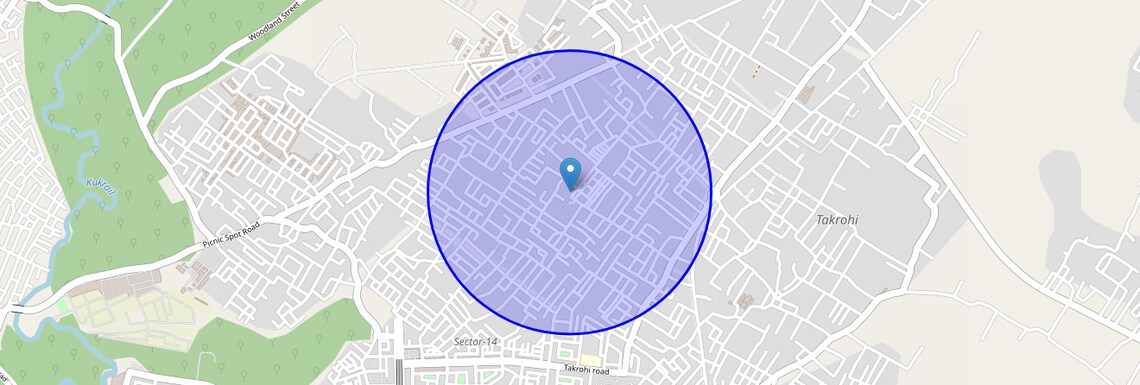 Location Map of Shivaji Puram, Lucknow