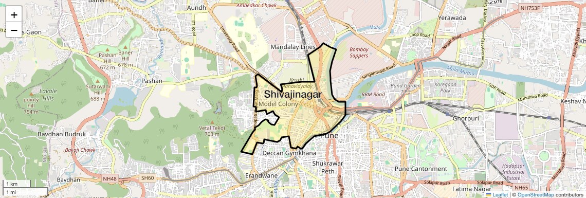 Shivajinagar Map
